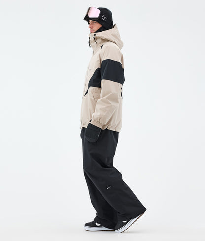 Snowboard Jacket Men Spike Sand/Black