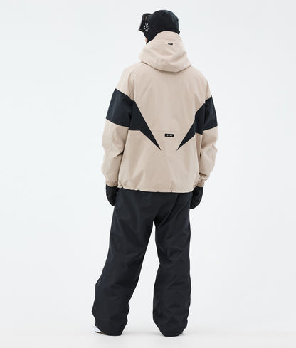Snowboard Jacket Men Spike Sand/Black