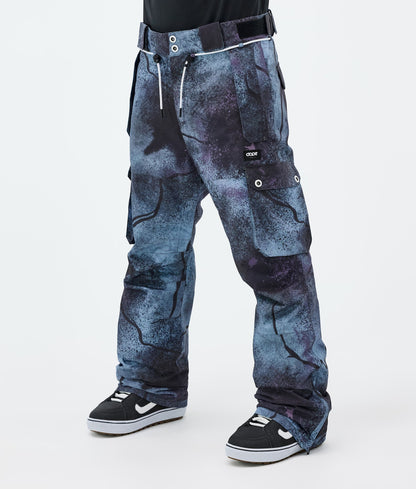 Snowboard Pants Men Metal Blue Camo