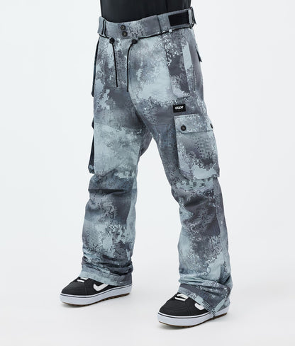 Snowboard Pants Men Grey Camo