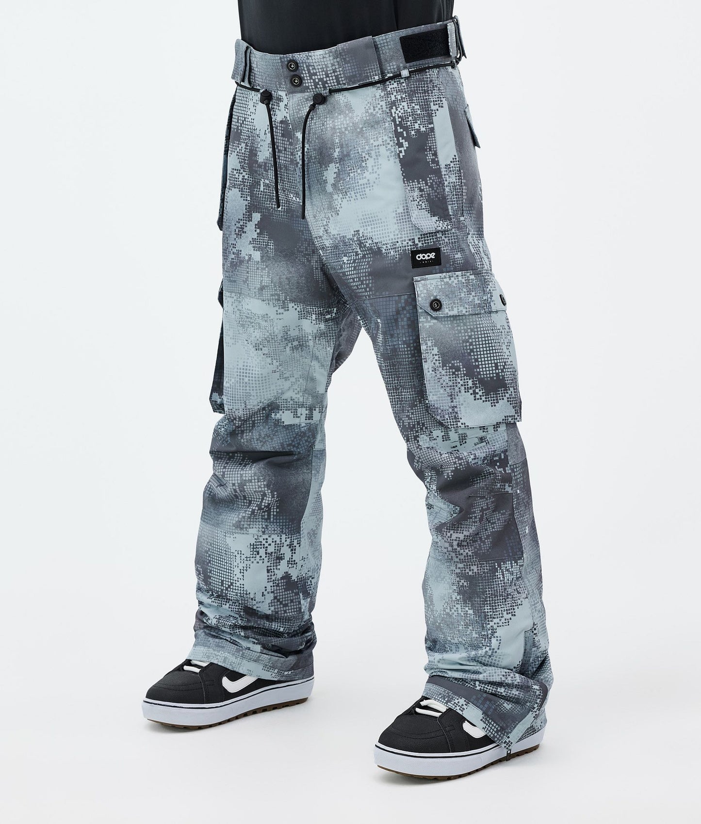 Snowboard Pants Men Scribble Black