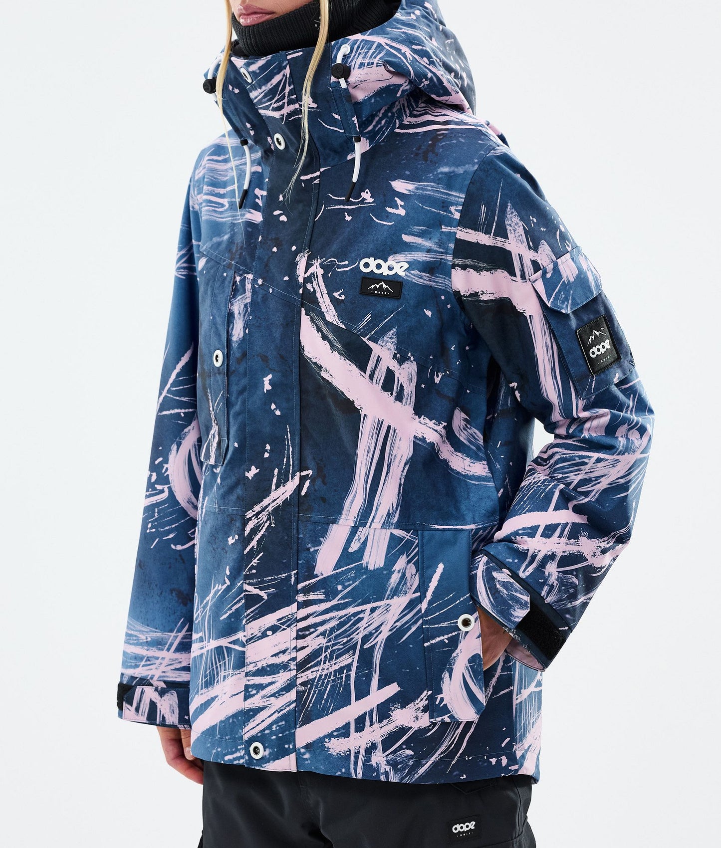 Snowboard Jacket Women Carvings Pink