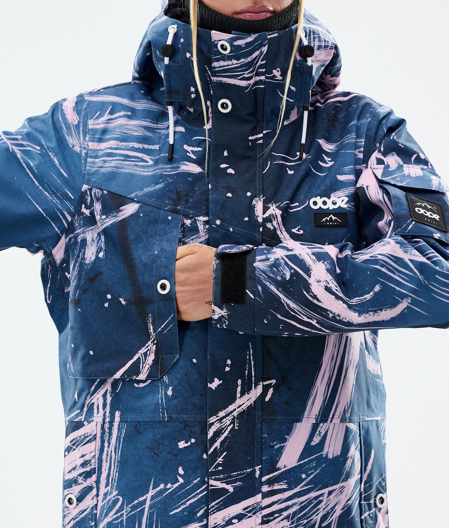 Snowboard Jacket Women Carvings Pink