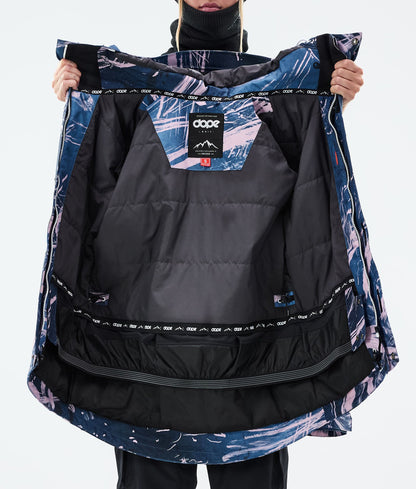 Snowboard Jacket Women Carvings Pink