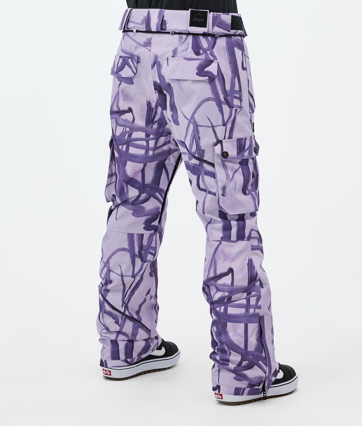 Snowboard Pants Women Scribble Purple