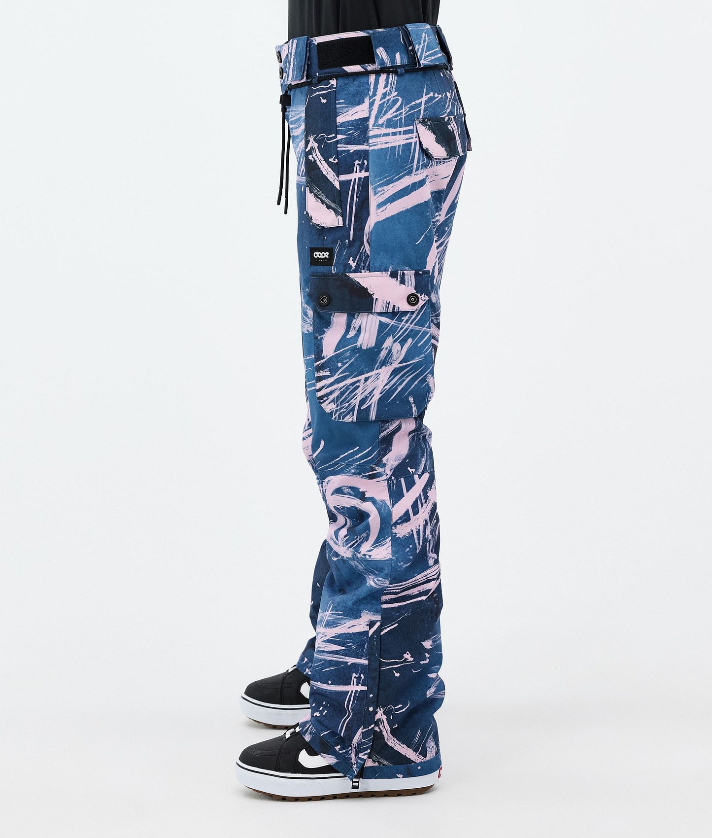 Snowboard Pants Women Carvings Pink