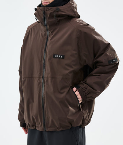 Snowboard Jacket Men Dark Brown