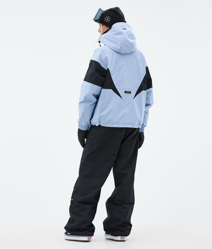 Snowboard Jacket Women Spike Light Blue/Black