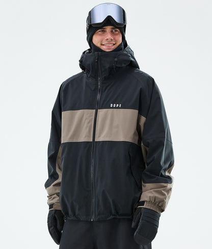 Snowboard Jacket Men Spike Sand/Black