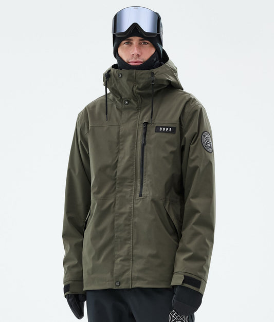Snowboard Jacket Men Olive Green