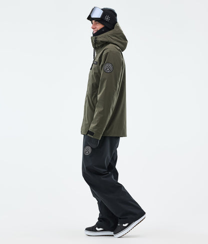 Snowboard Jacket Men Olive Green