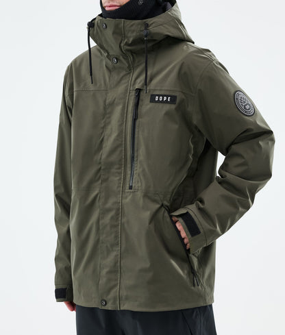 Snowboard Jacket Men Olive Green