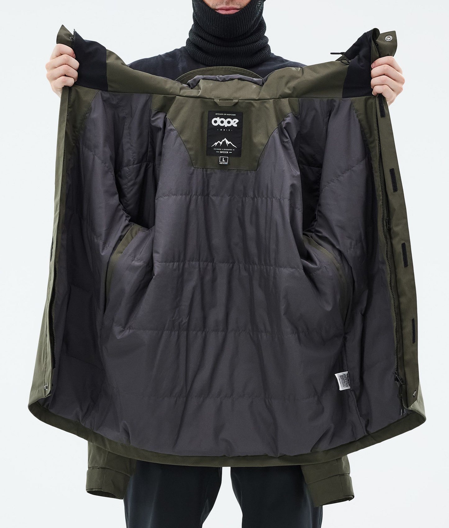 Snowboard Jacket Men Olive Green