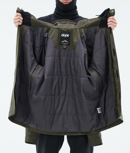Snowboard Jacket Men Olive Green