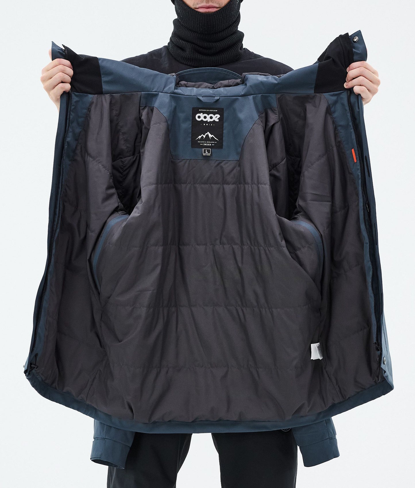 Snowboard Jacket Men Metal Blue