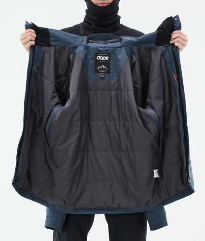 Snowboard Jacket Men Metal Blue