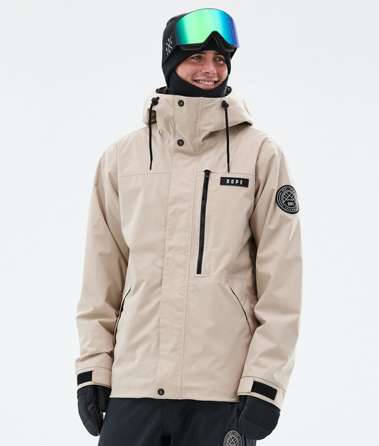 Snowboard Jacket Men Sand