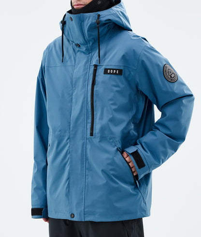 Snowboard Jacket Men Blue Steel