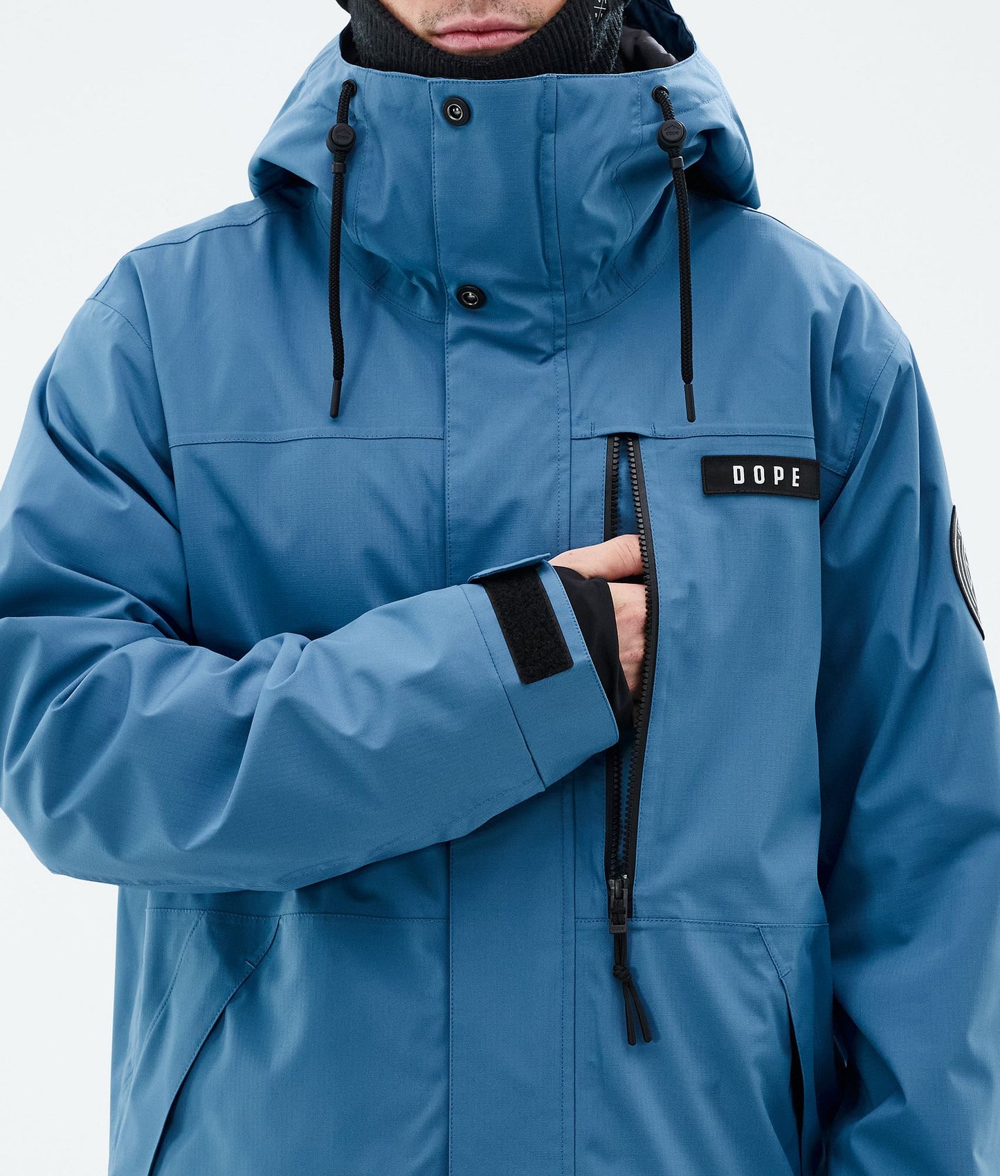Snowboard Jacket Men Blue Steel