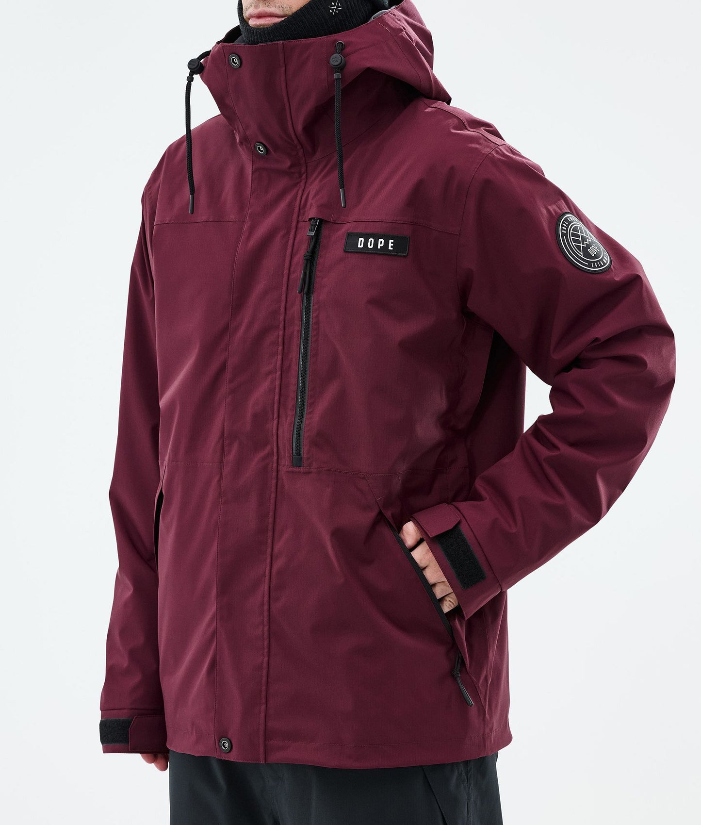 Snowboard Jacket Men Burgundy