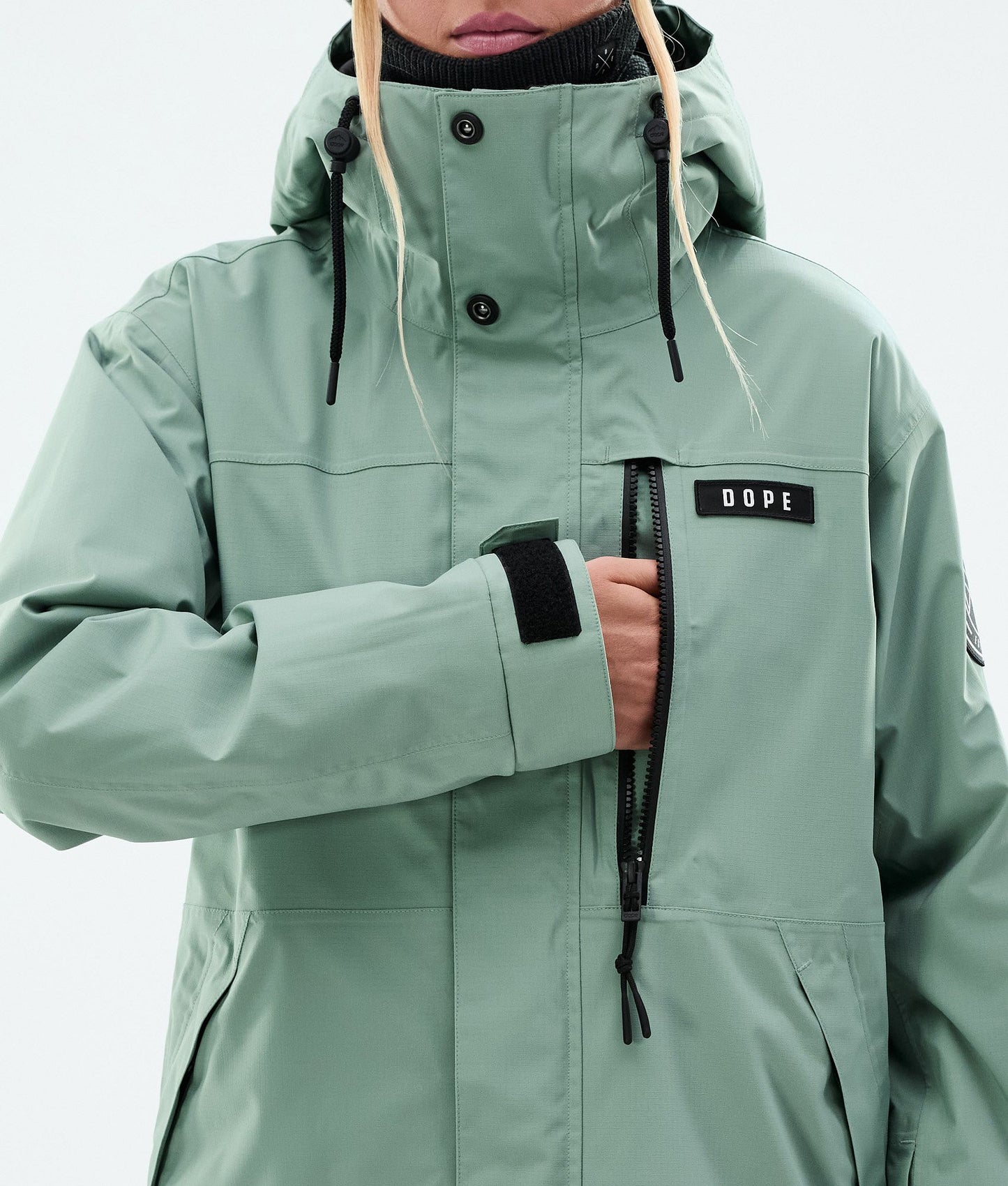 Snowboard Jacket Women Faded Green