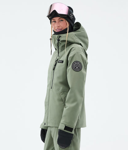 Snowboard Jacket Women Moss Green