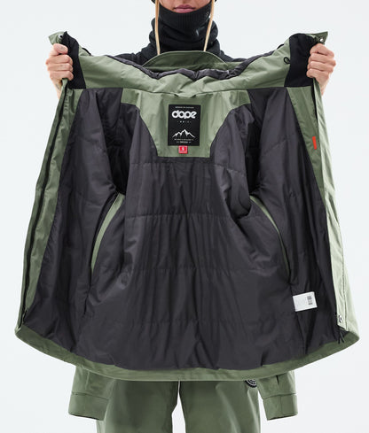 Snowboard Jacket Women Moss Green
