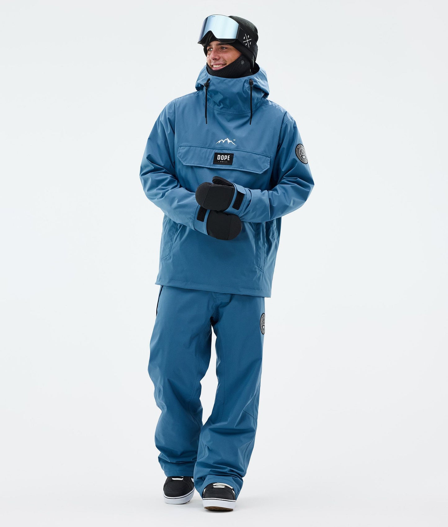 Snowboard Pants Men Blue Steel