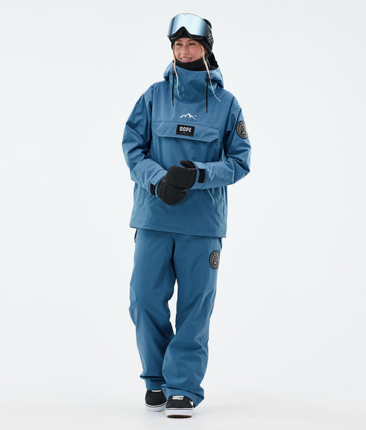 Snowboard Pants Women Blue Steel