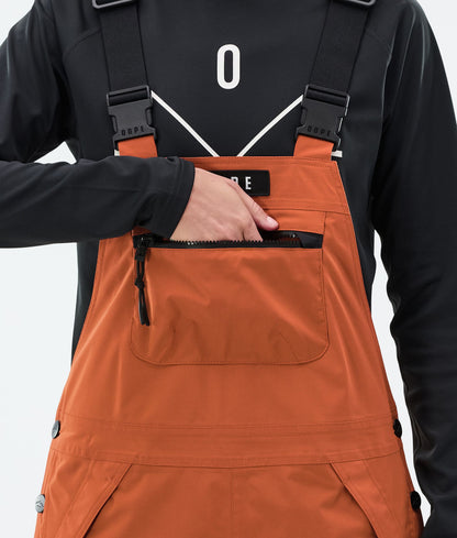 Snowboard Pants Women Burned Orange