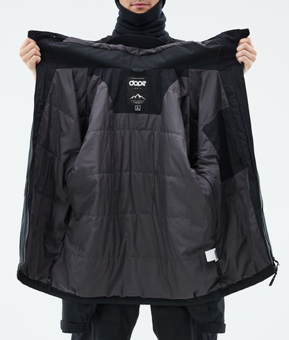Snowboard Jacket Men Black