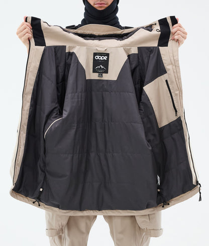 Snowboard Jacket Men Sand