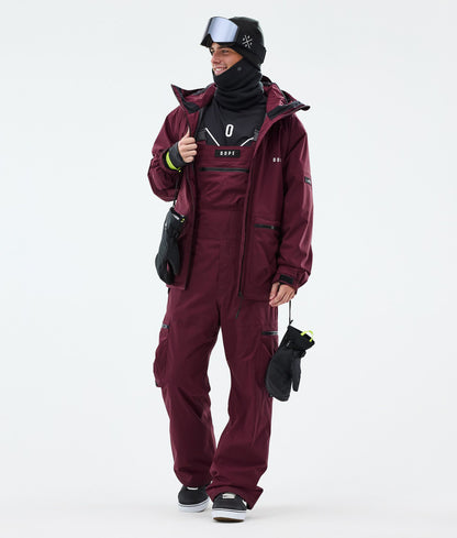Snowboard Pants Men Burgundy