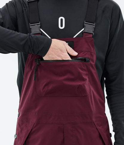 Snowboard Pants Men Burgundy