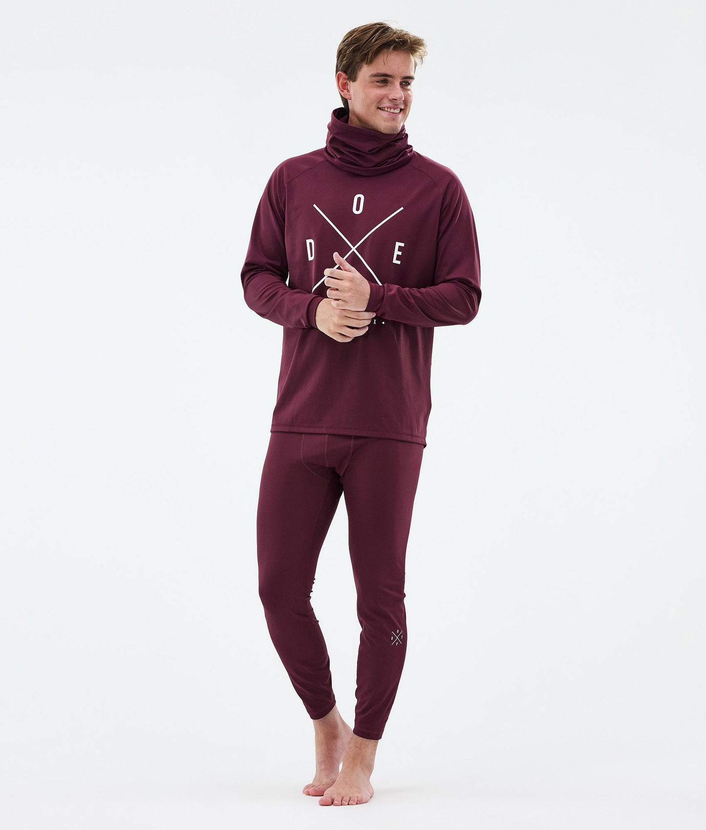Base Layer Top Men 2X-Up Burgundy