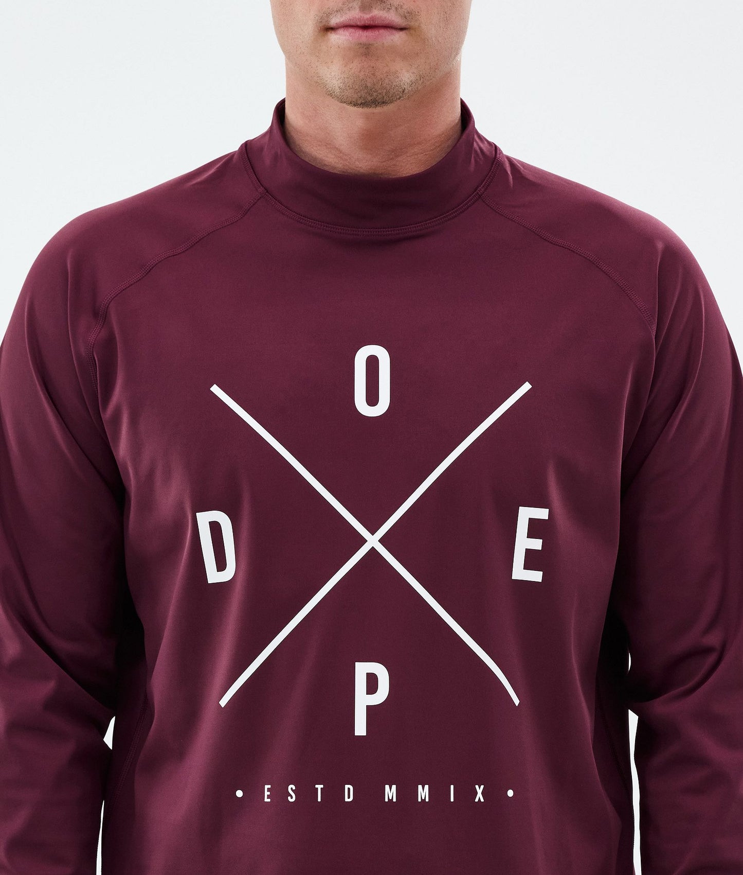 Base Layer Top Men 2X-Up Burgundy