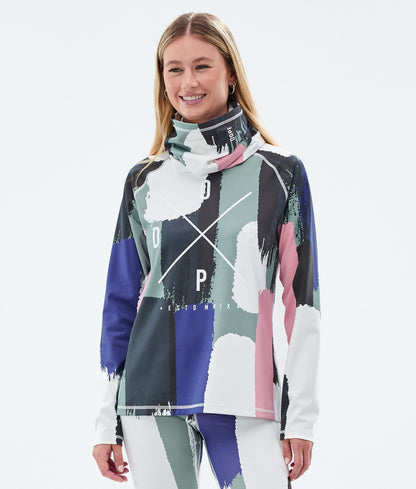 Base Layer Top Women 2X-Up Grey Camo