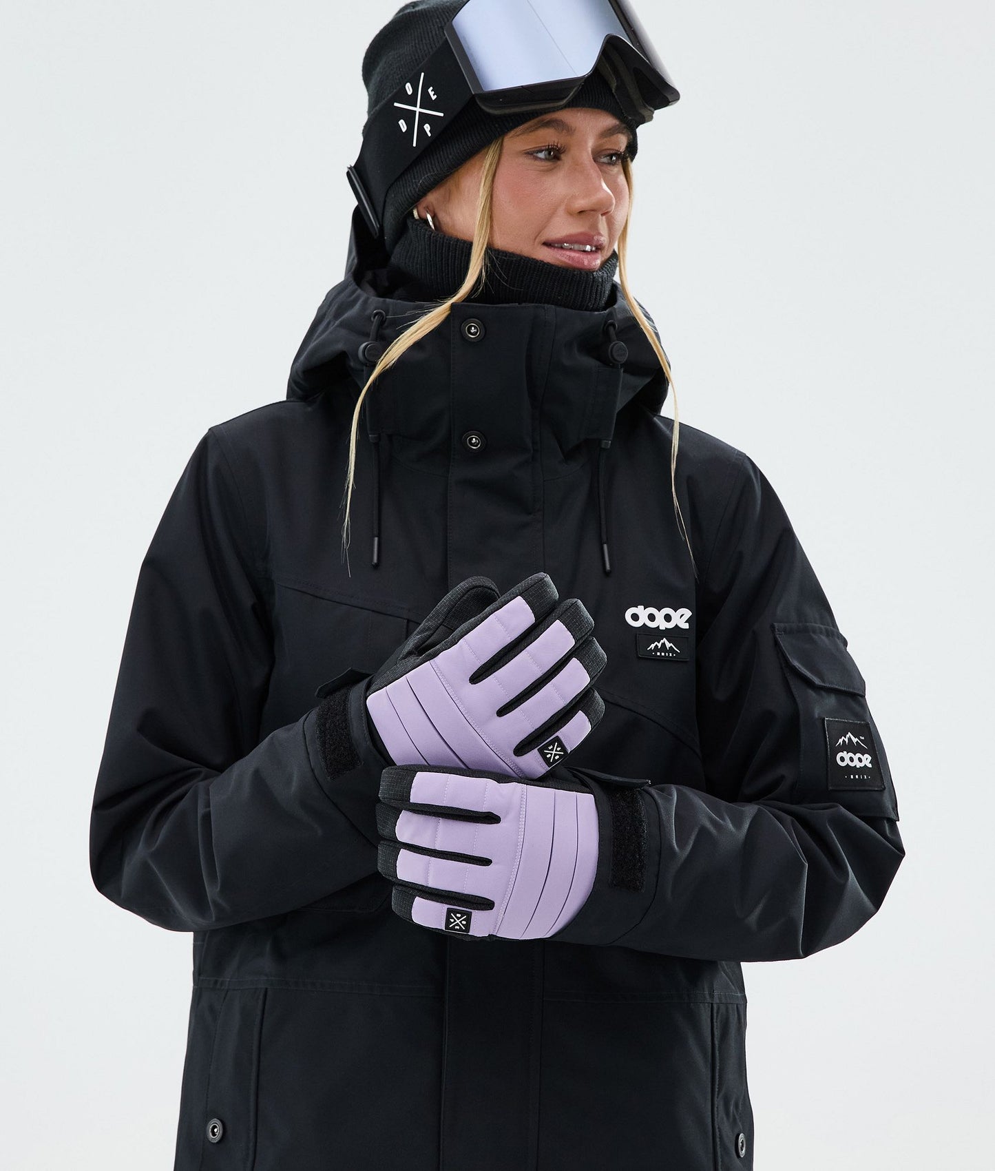 Ski Gloves Faded Violet