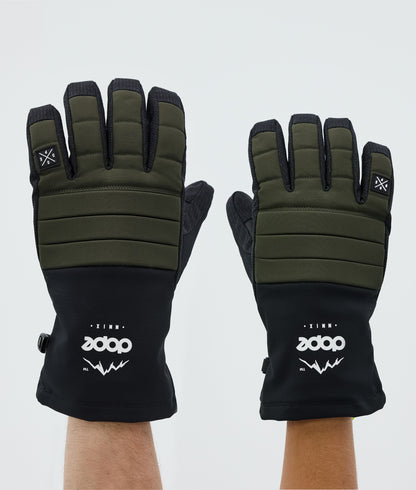 Ski Gloves Faded Green