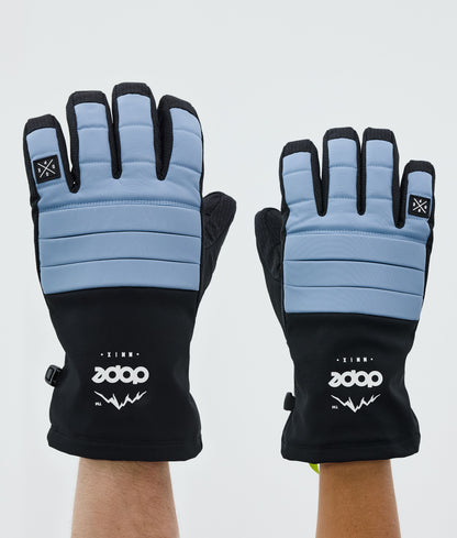 Ski Gloves Light Blue