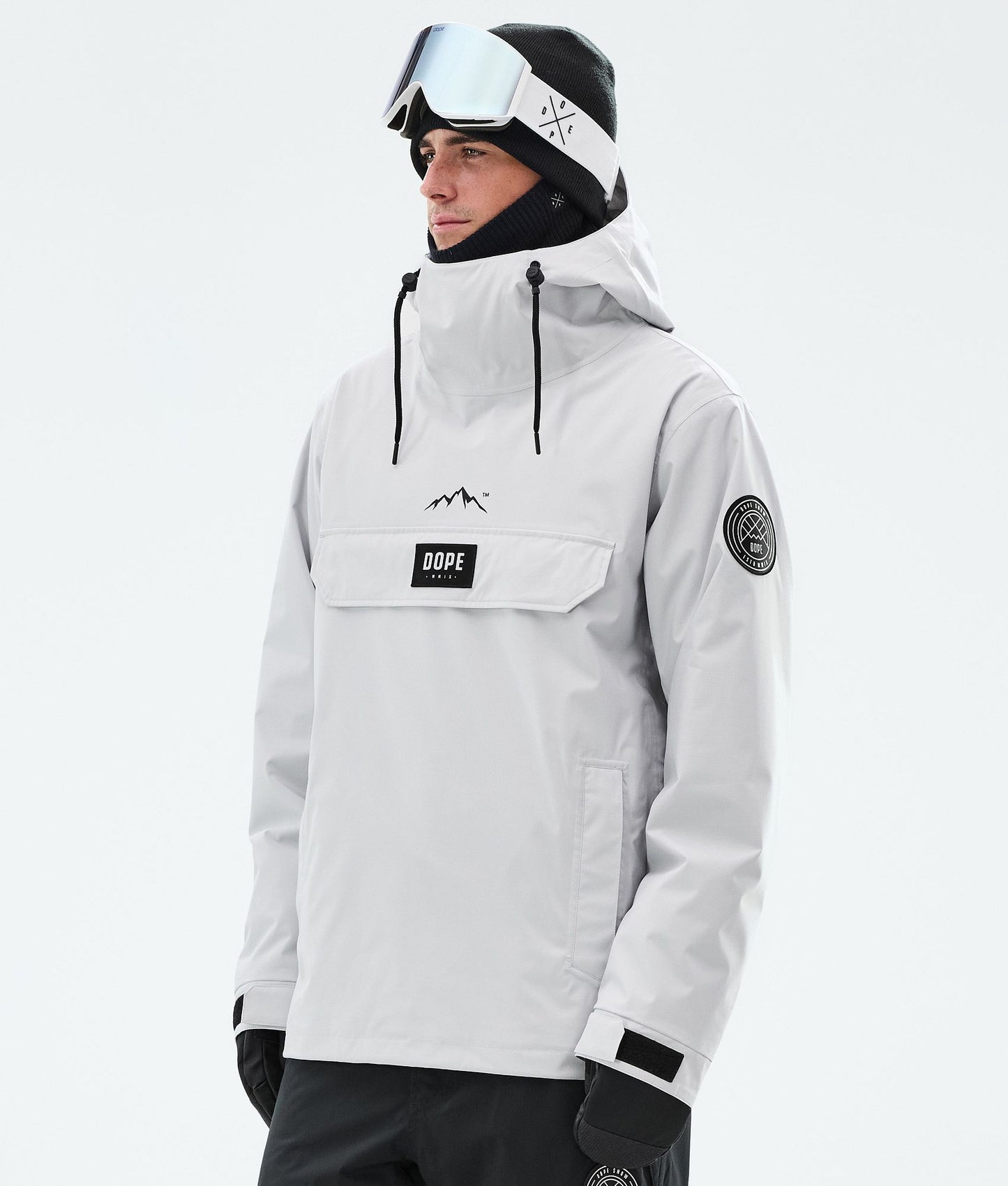 Snowboard Jacket Men Whitish