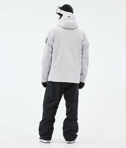 Snowboard Jacket Men Light Grey