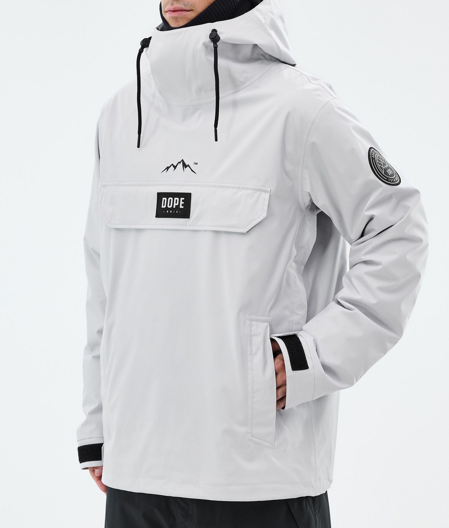 Snowboard Jacket Men Light Grey