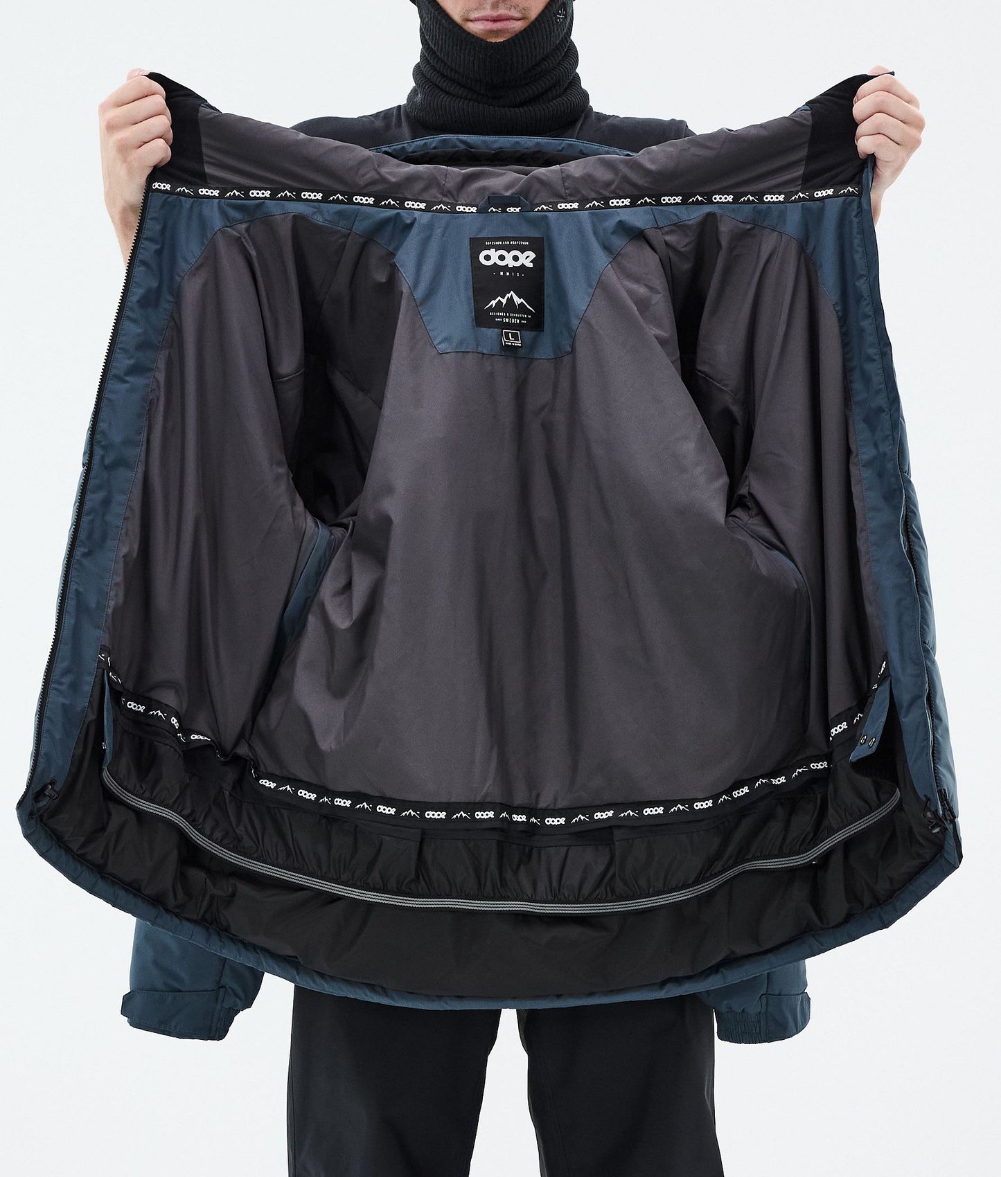 Snowboard Jacket Men Metal Blue