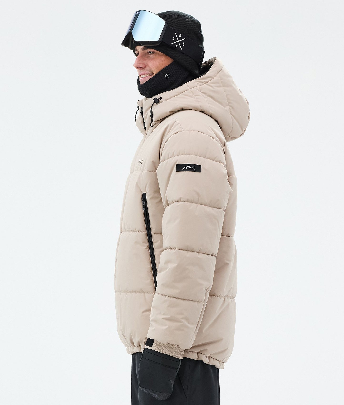 Snowboard Jacket Men Sand