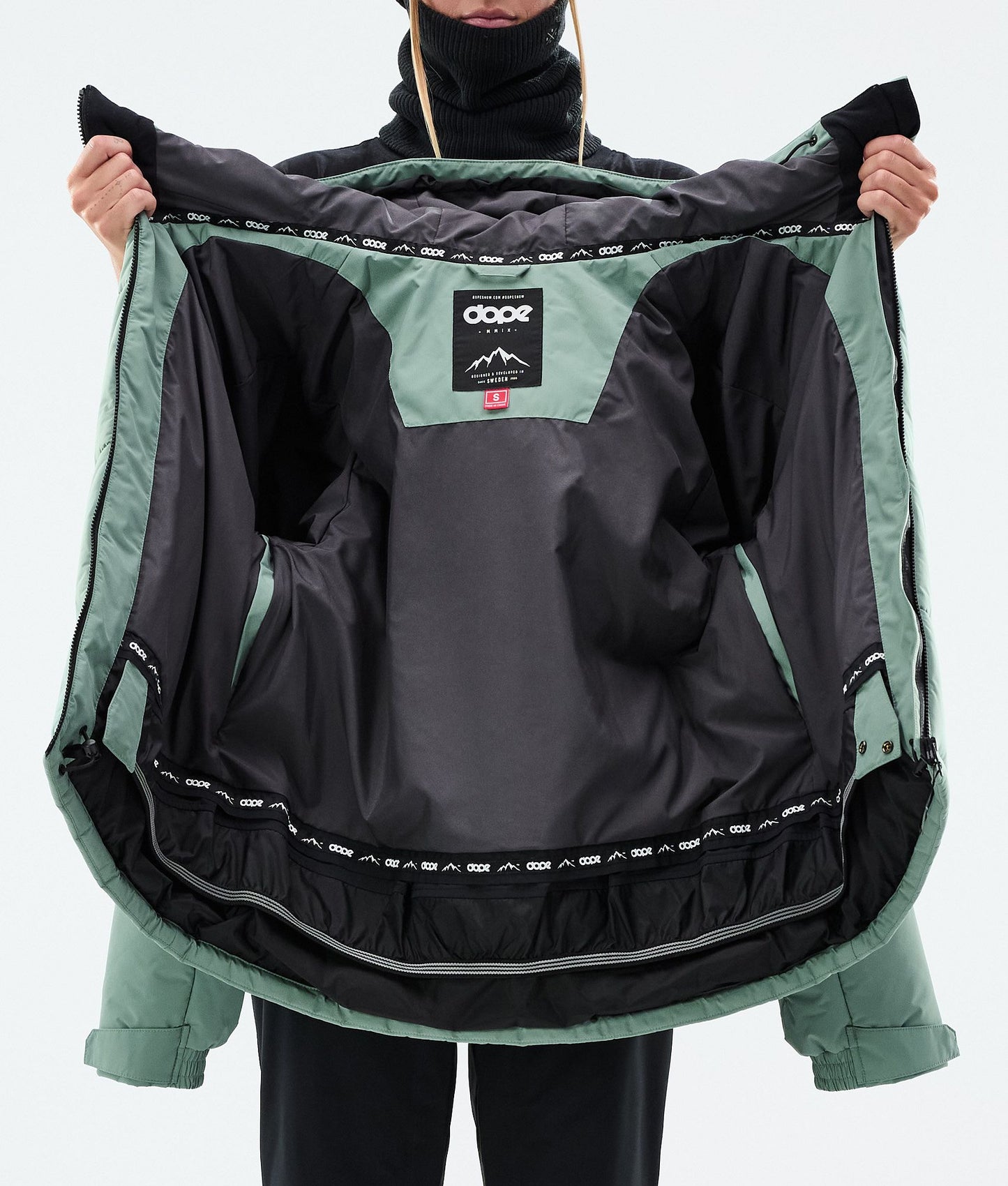 Snowboard Jacket Women Faded Green