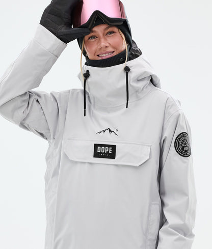 Snowboard Jacket Women Light Grey